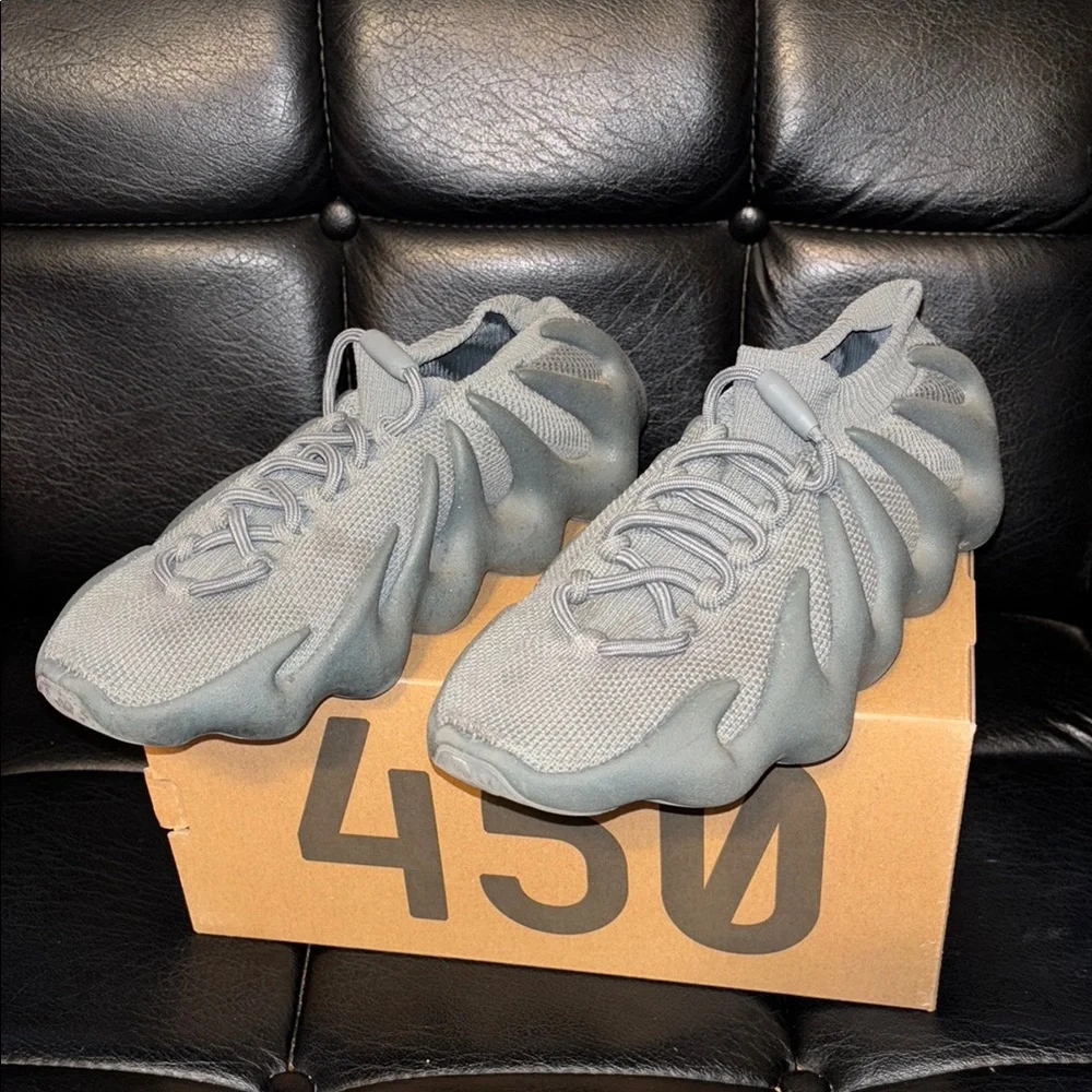 Adidas Yeezy 450 Gray Sneakers - Picture 5 of 10